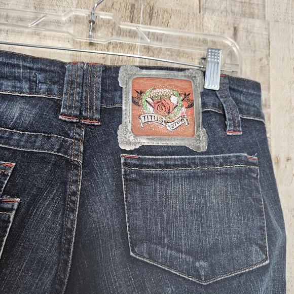 Titus Straight Leg Denim Blue Jeans Men's Size 32x30 - Picture 7 of 16